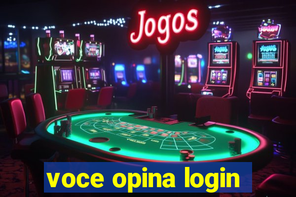 voce opina login